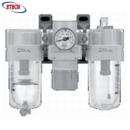 Bộ lọc điều áp, tách nước, tách dầu, tra dầu khí nén SMC, AC50-06G-A/B